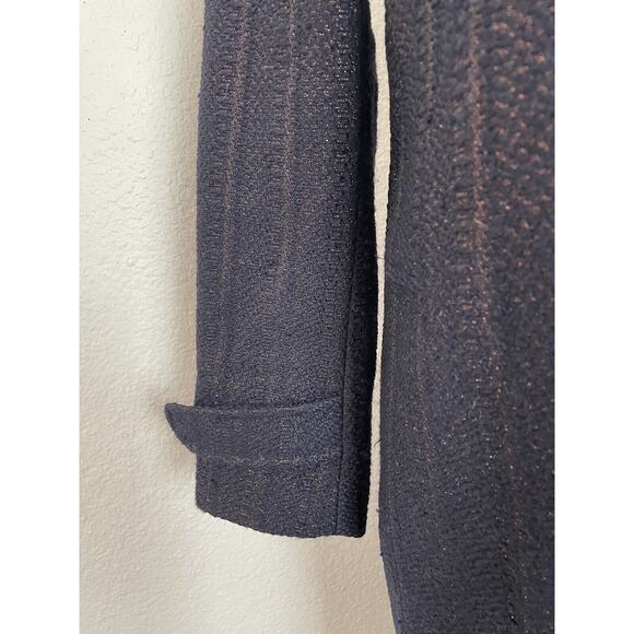 CNC Costume National Navy Long Coat - Picture 5 of 11